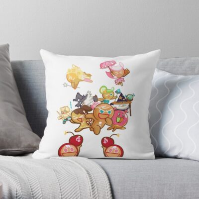 Cookie Run Kingdom Throw Pillow Official Cookie Run Kingdom Merch