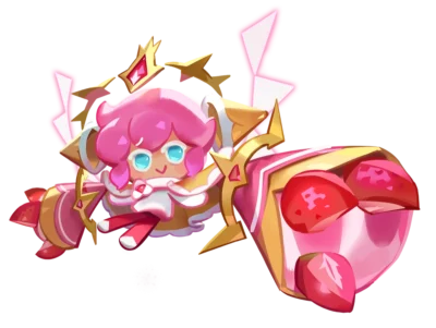 Strawberry crepe illustration - Cookie Run Kingdom Shop