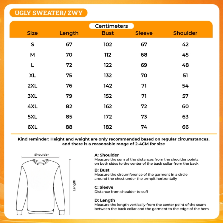 3D UGLY SWEATER - Cookie Run Kingdom Shop